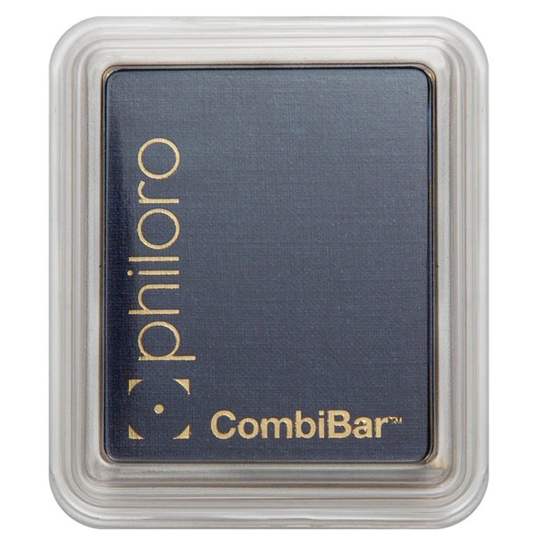Back of the Gold CombiBar® 20 x 1 g - philoro