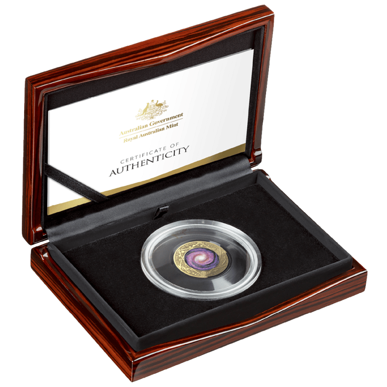 Gold 1 oz - Earth and Beyond - The Milky Way - PF 2021 in the original coin case