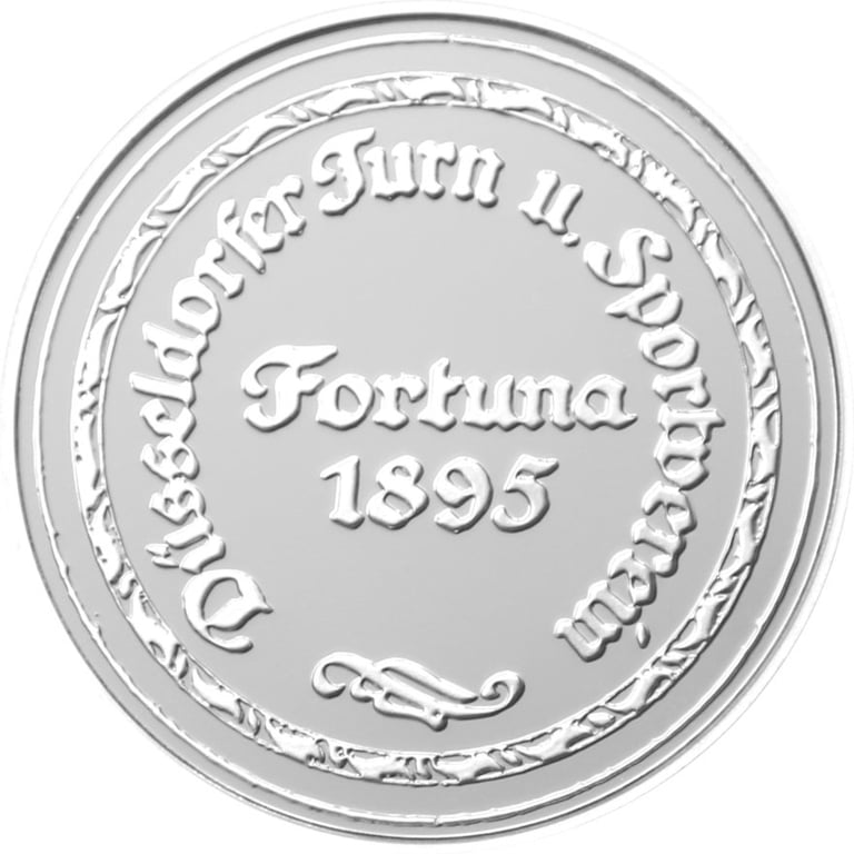 Back of the Silver Fortuna Düsseldorf 1 oz PF - 2022
