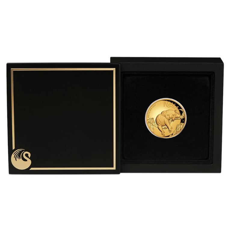 Gold Koala 1 oz PF - High Relief 2022 in the original coin case