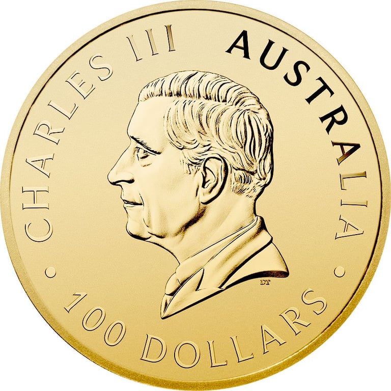 Back of the Gold Kangaroo 1 oz - 2026