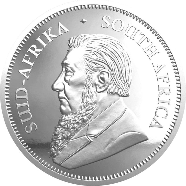 Back of the Silver Krugerrand 1 oz PF - 2024