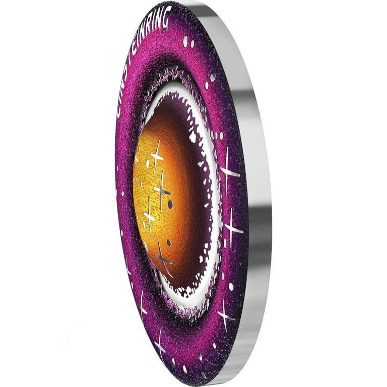 Side view of the Silver Einsteinring 20 EUR PF AT - 2025