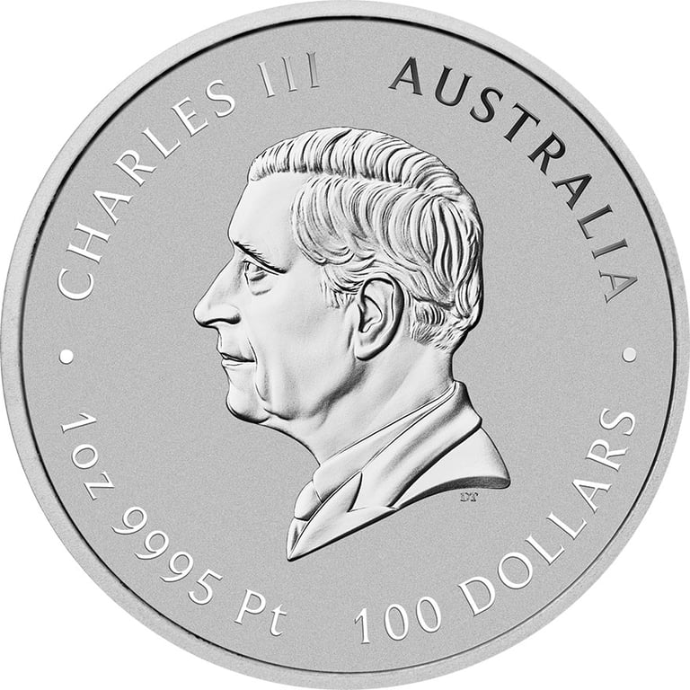 Back of Platinum Lunar III 1 oz - Goat 2027