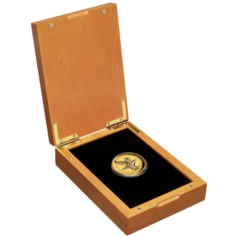 Gold Wedge Tailed Eagle 1 oz PF - Incused Relief 2023 in the original coin case