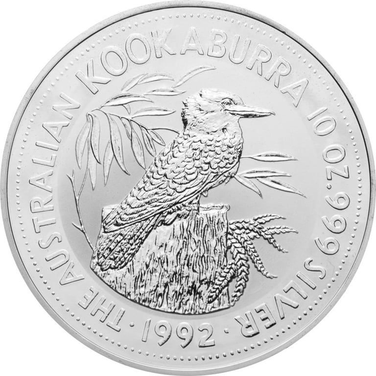 Front of the Silver Kookaburra 10 oz