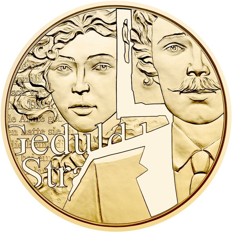 Back of the Gold Austria’s Unsung Heroines - ""Veza Canetti"" 50 EUR AUT PF -  2024