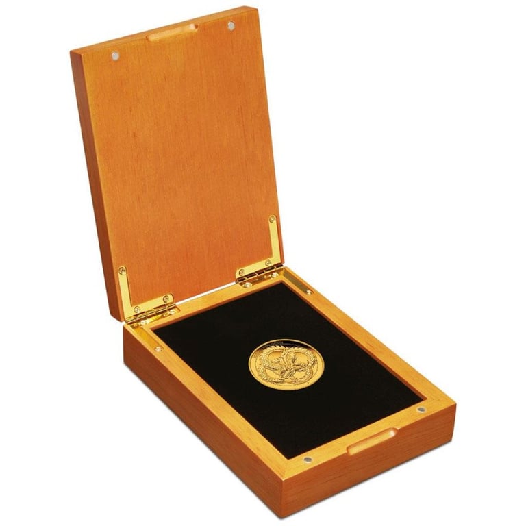Gold Dragon - Chinese mythical creature - 1 oz PF 2022 in the original coin case