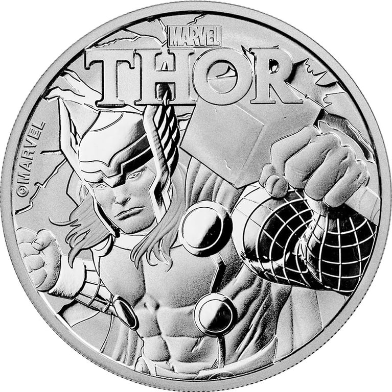 Front of the Silver Thor 1 oz