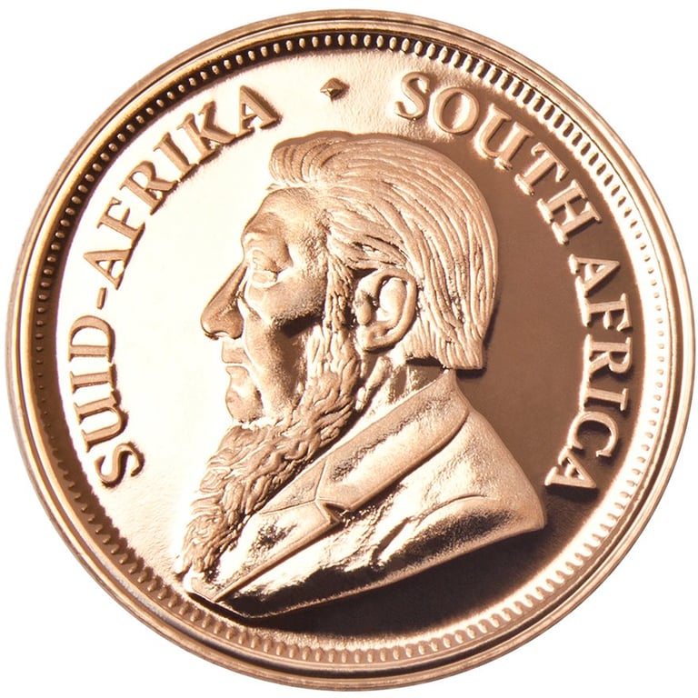 Back of the Gold Krugerrand 1/2 oz PF - 2018