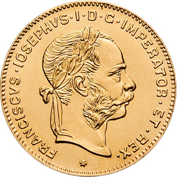 Front of the Gold 4 Gulden