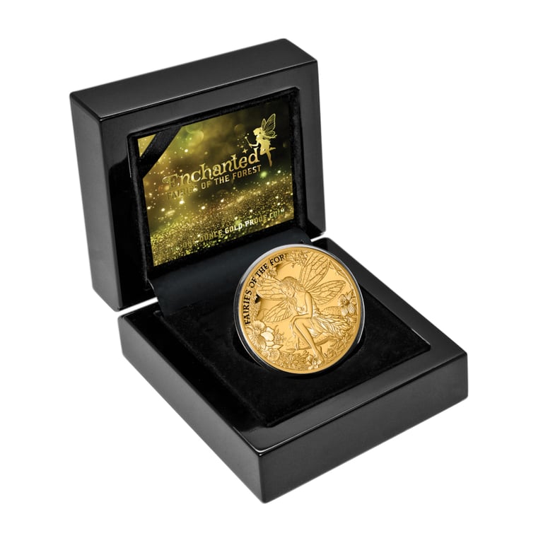 Coin case of Gold Forest Fairies 1 oz Proof – 2026