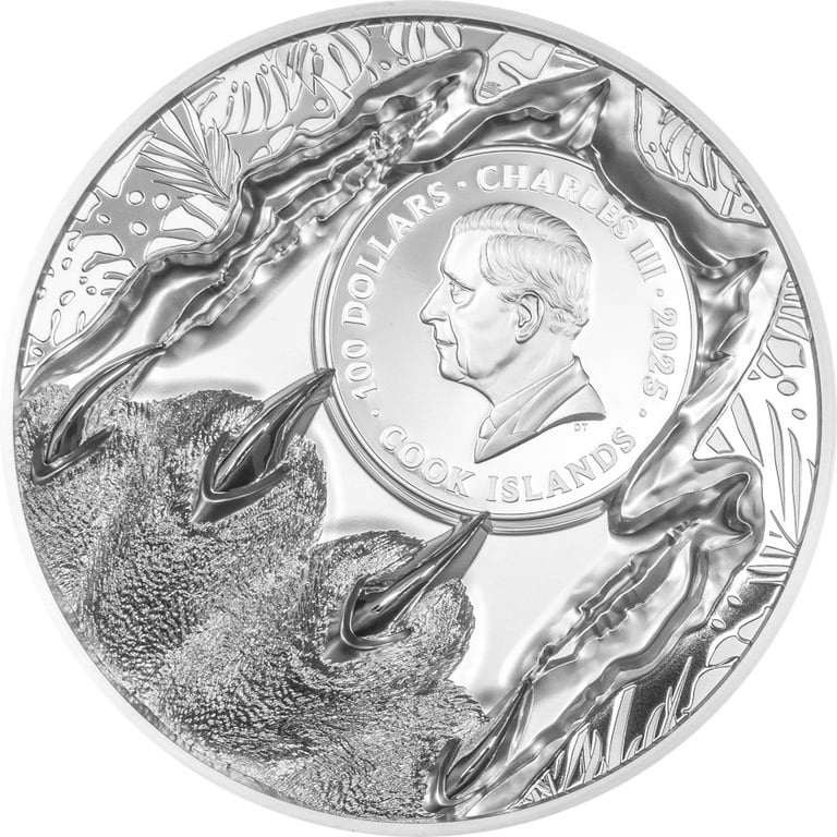 Back of the Silver King of the East - Tiger 1000 g PF - Ultra High Relief