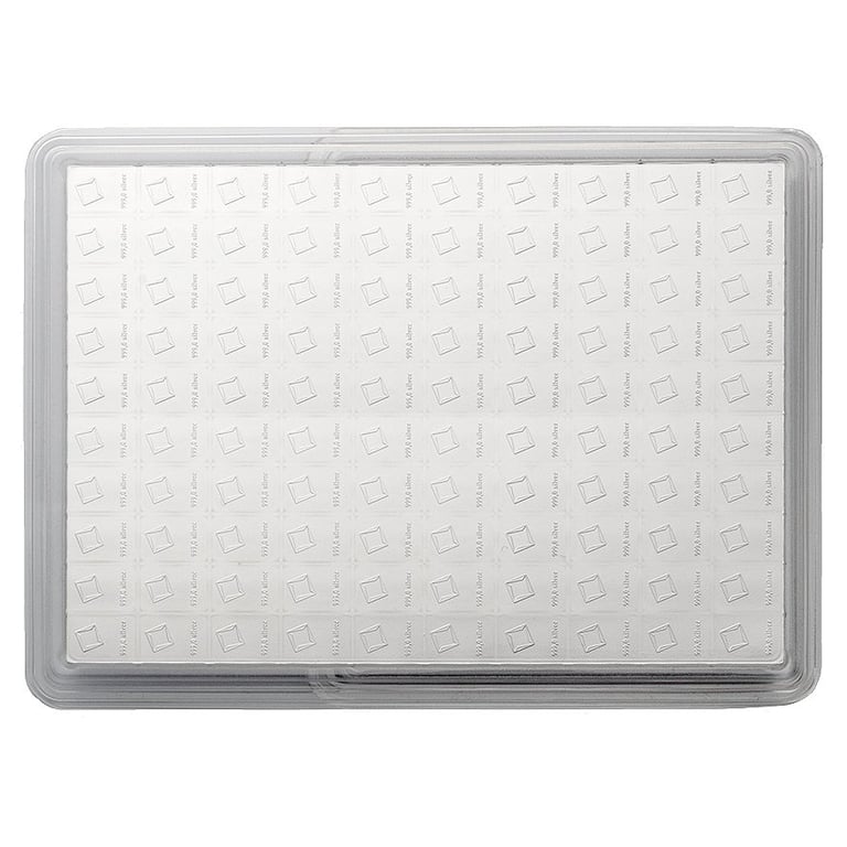 Front of the Silver CombiBar® 100 g