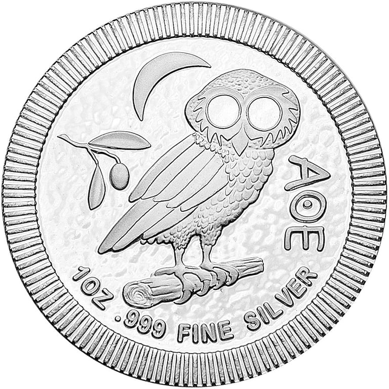 Front of the Silver Owl 1 oz
