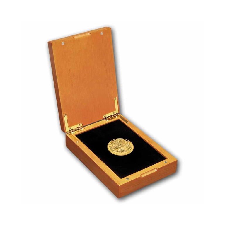 Coin case of Gold Dragon – Chinese Mythical Creatures 1 oz Proof – 2026