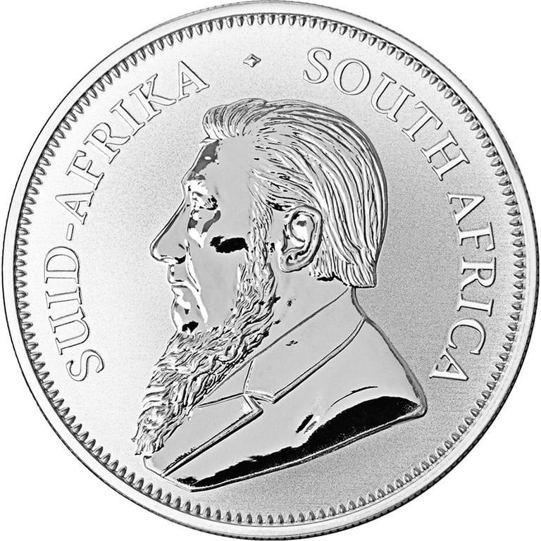 Back of the Silver Krugerrand 1 oz