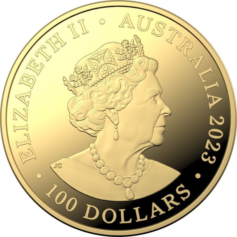 Back of the Gold Australia´s Most Dangerous 1 oz - Box Jellyfish 2023