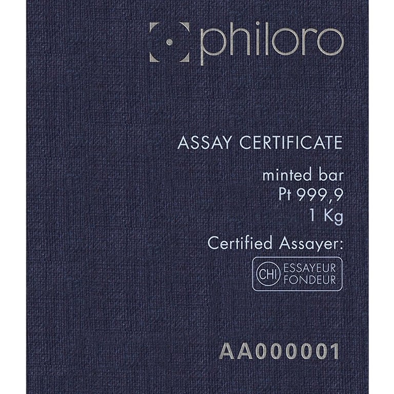 Certificate of authenticity