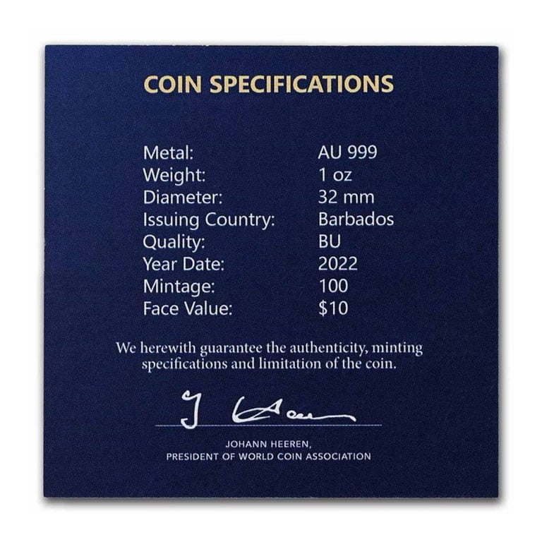 Certificate of authenticity