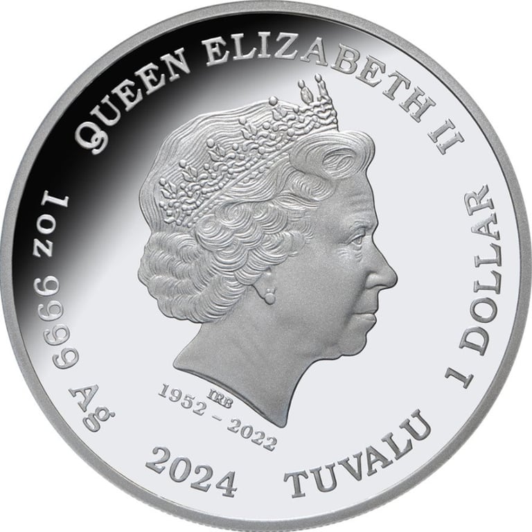 Back of the Silver Deadly & Dangerous 1 oz PF - Portuguese Galley 2024