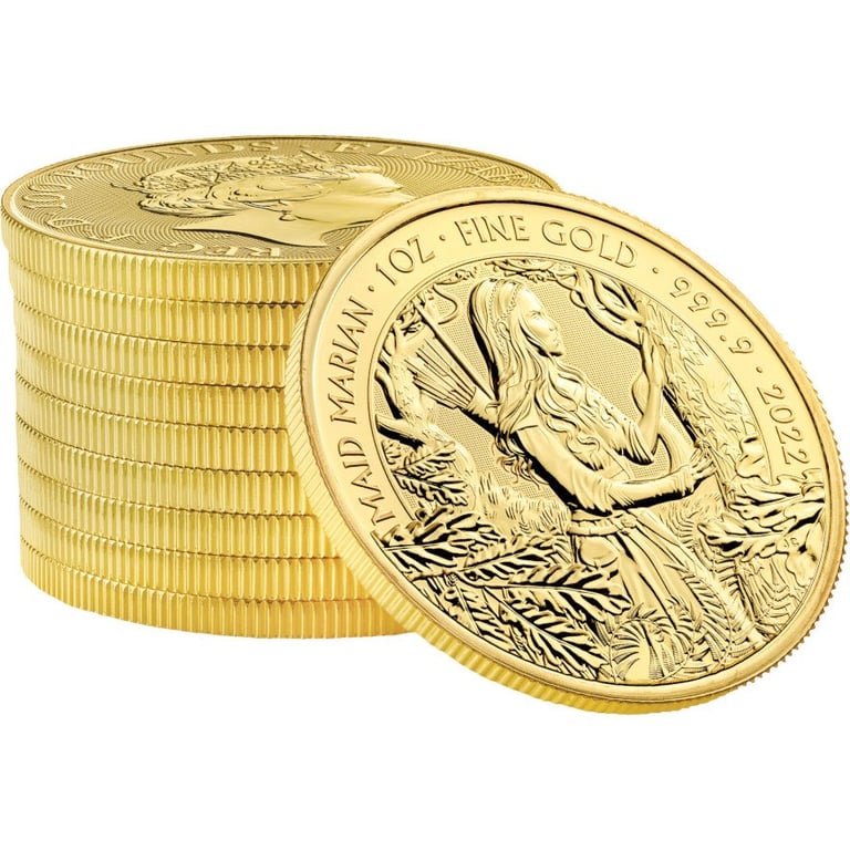 Gold Maid Marian 1 oz - Myths and Legend 2022