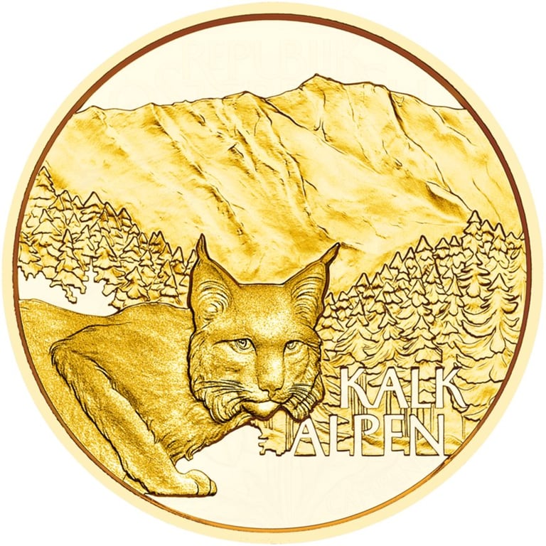 Back of the Gold Natural Treasure Alps - In the Deepest Forest 50 EUR AUT PF - 2021