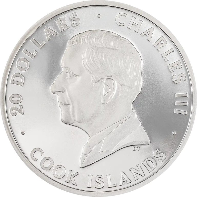 Back of the Silver Thunder Dragon 3 oz PF 2026