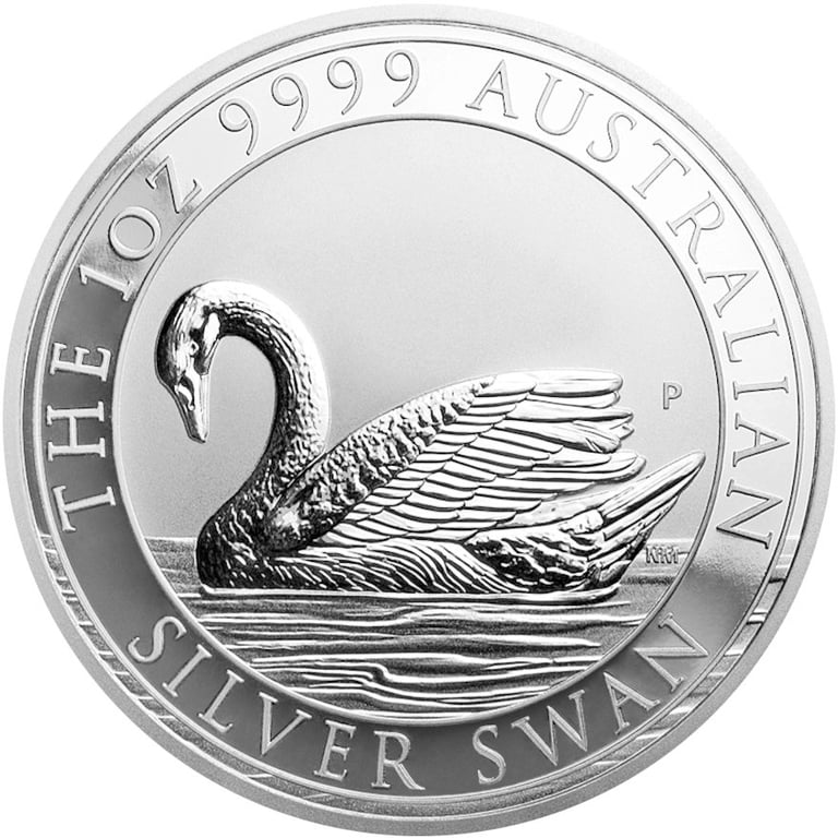 Front of the Silver Swan 1 oz - 2017