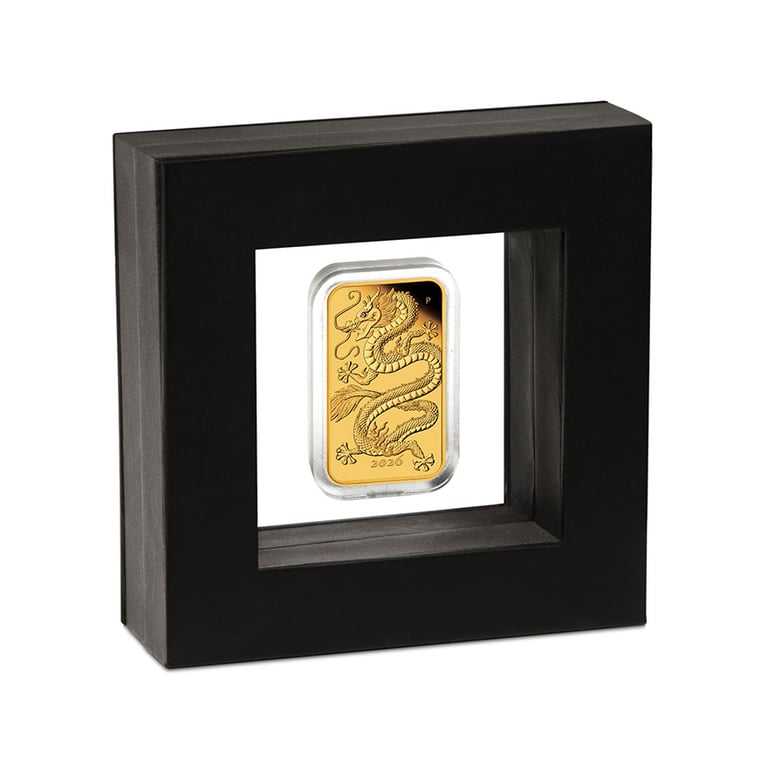 Coin case of Gold Dragon Rectangle 1 oz PF - 2026