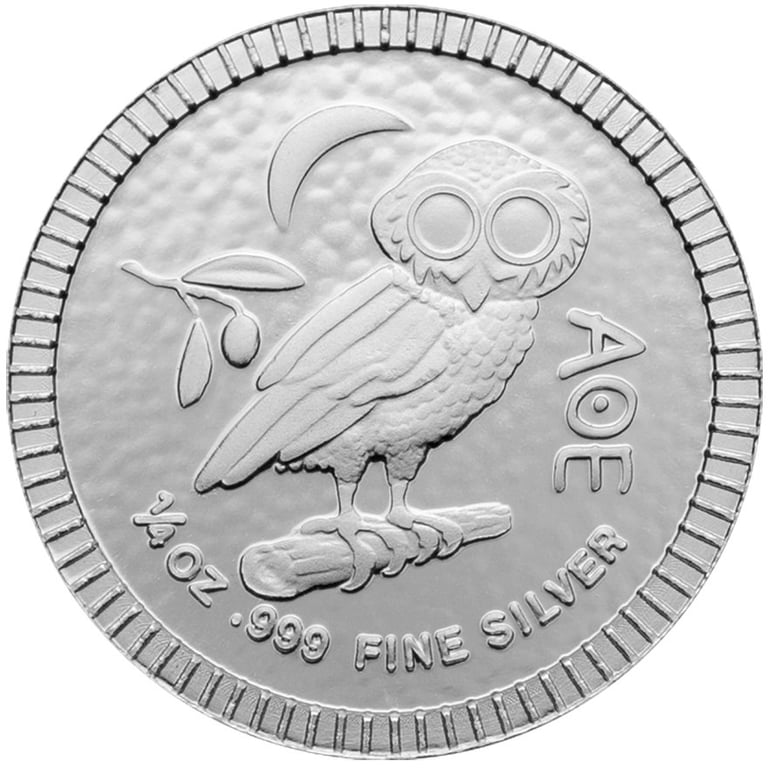 Front of the Silver Owl 1/4 oz