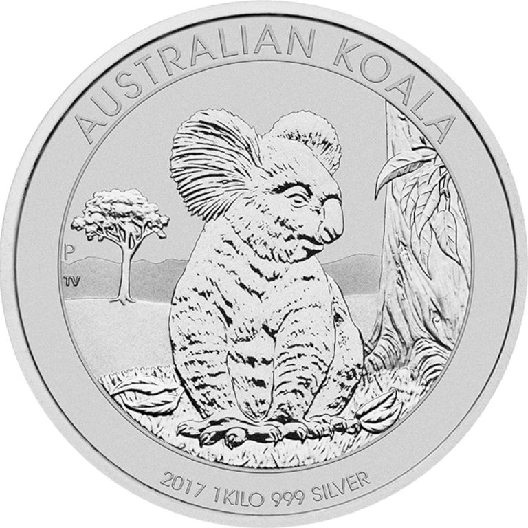 Front of the Silver Koala 1kg