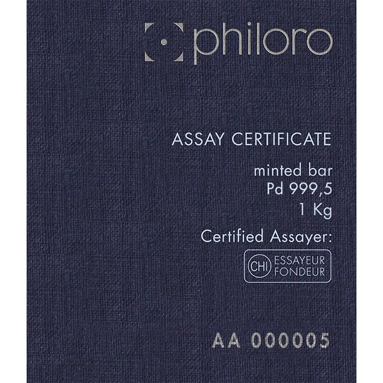 Certificate of authenticity