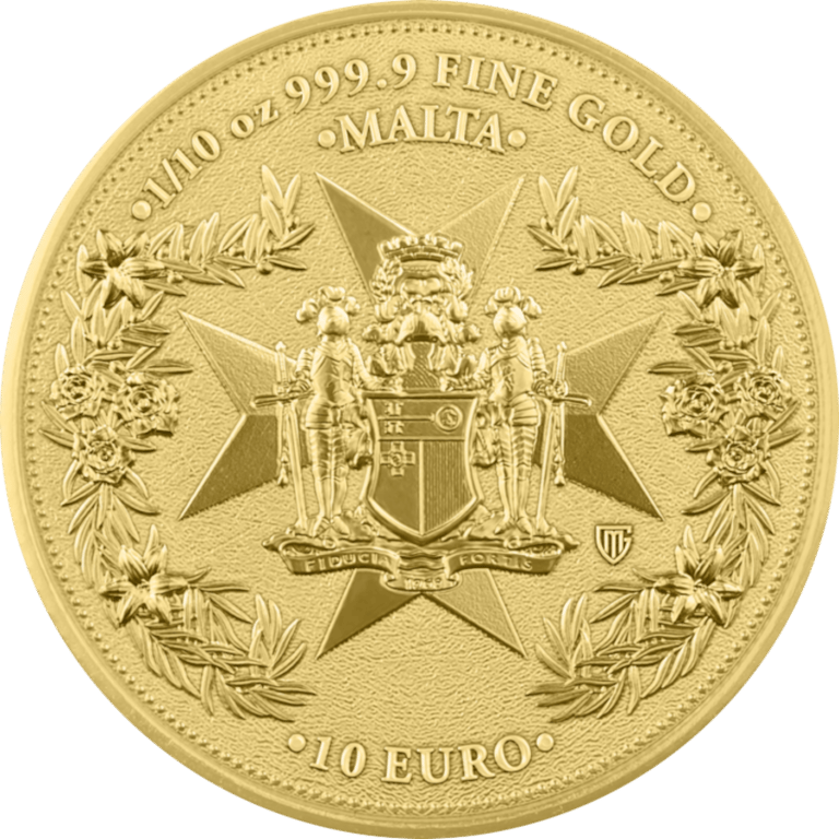 Back of Gold Malta Golden Eagle 1/10 oz - 2026