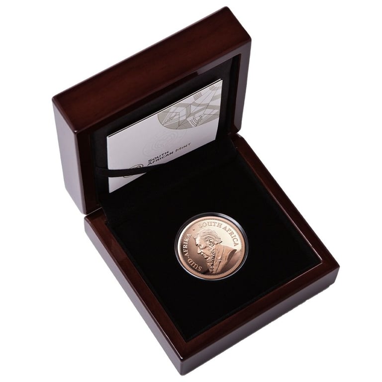 Gold Krugerrand 1 oz PF - 2021 in the original coin case
