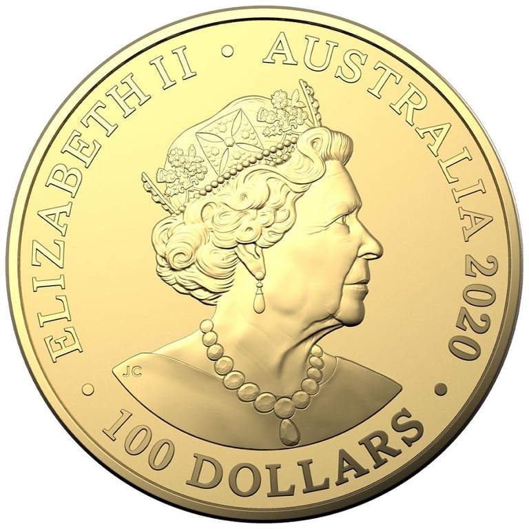Back of the Gold Australia Zoo 1 oz - Sumatra-Tiger - RAM 2020