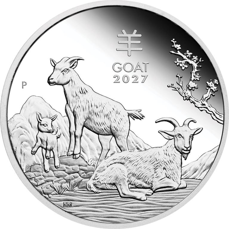 Front of Silver Lunar III - Goat 2027