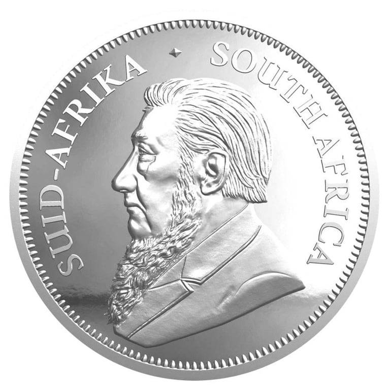 Back of the Silver Krugerrand 1 oz PF - 2022