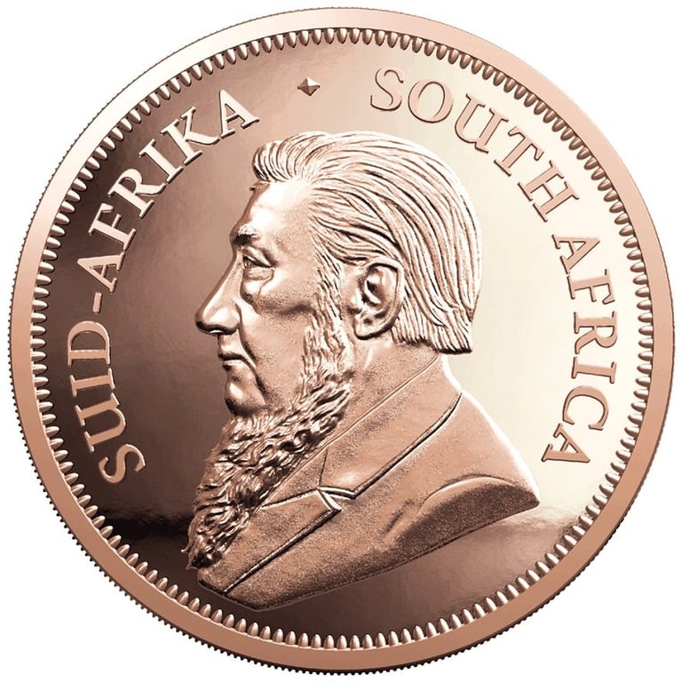 Back of the Gold Krugerrand 1/2 oz PF - 2020