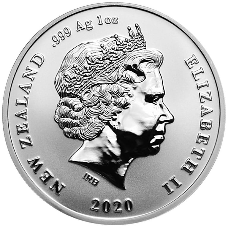 Back of the Silver Crested Penguin 1 oz