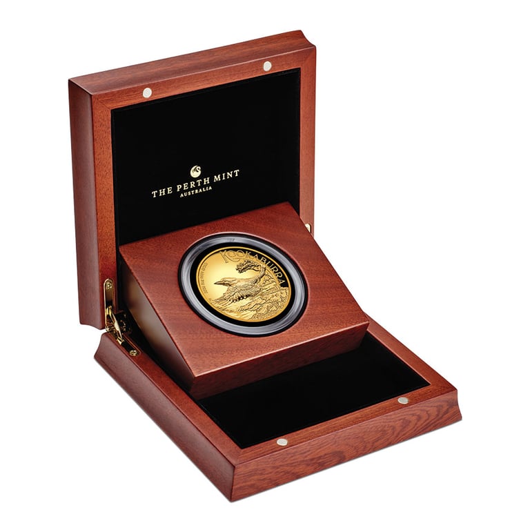 Coin case of Gold Kookaburra 5 oz Proof - High Relief 2026