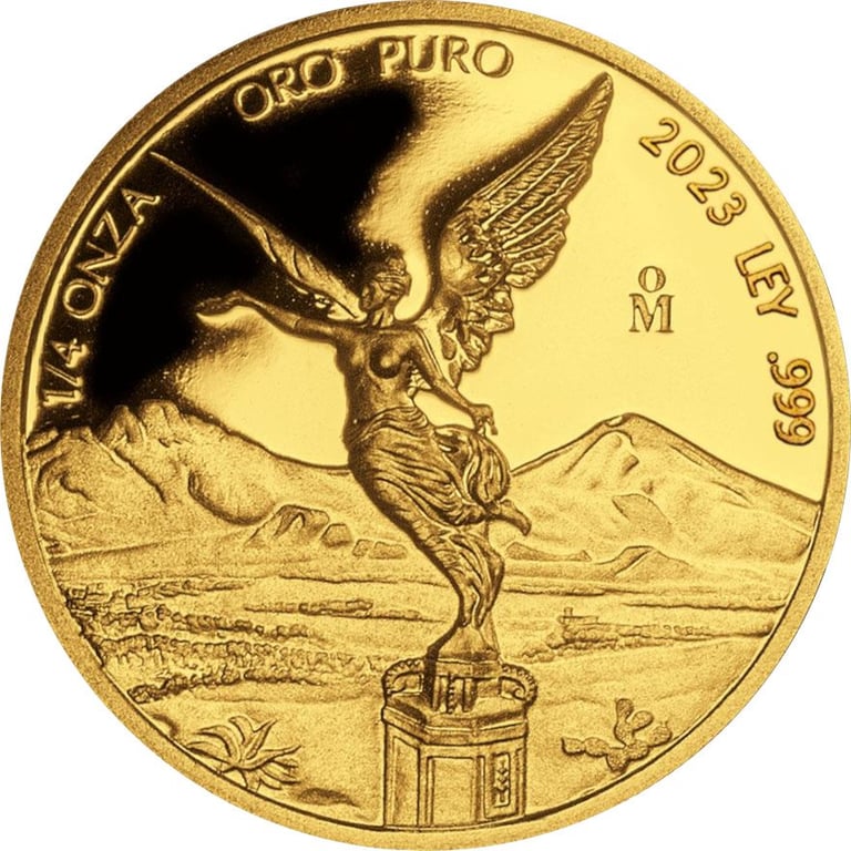 Front of the Gold Mexico Libertad - PF 2023