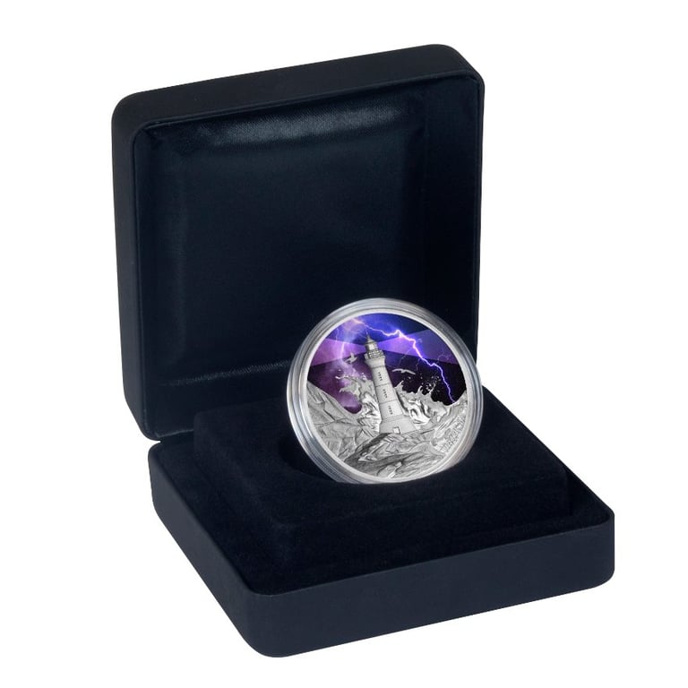 Silver Electric Sky 1 oz - 2024 in the original coin case