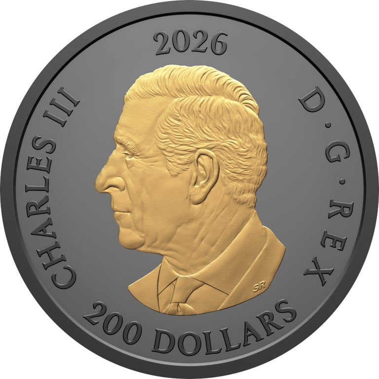 Back of Gold Triple Maple Leaf 1 oz PF - 2026