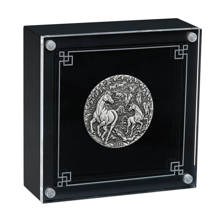 Coin case of Silver Lunar III Horse 2 oz - AF 2026