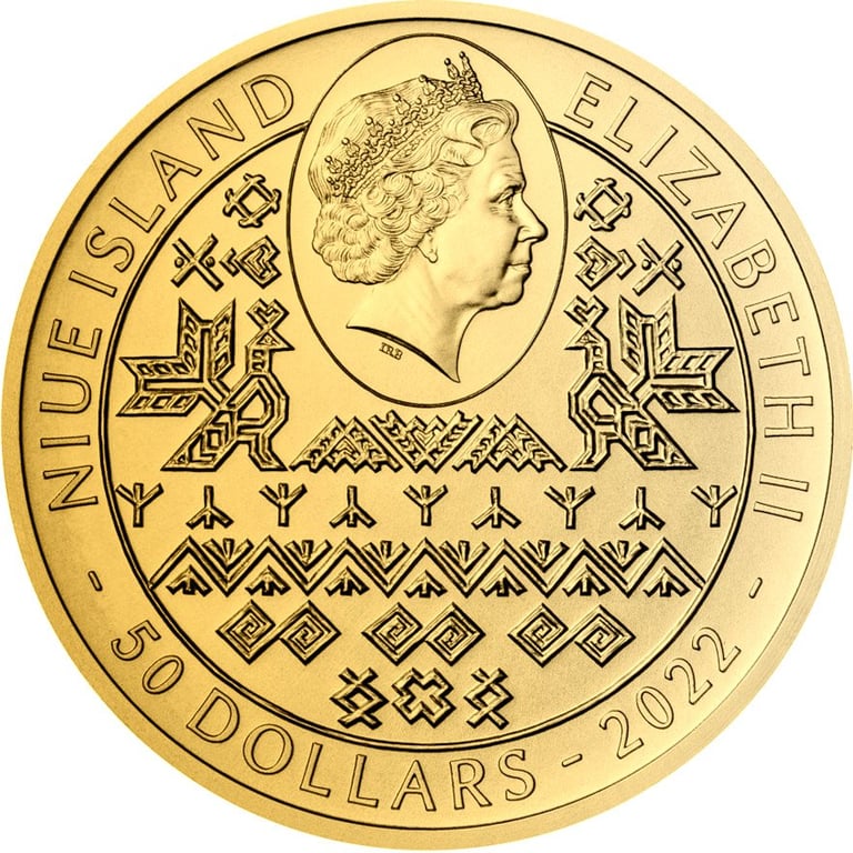 Back of the Gold Eagle 1 oz - Czech Mint 2022