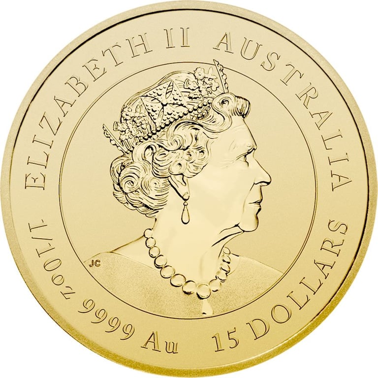 Back of the Gold Lunar III 1/10 oz - Mouse