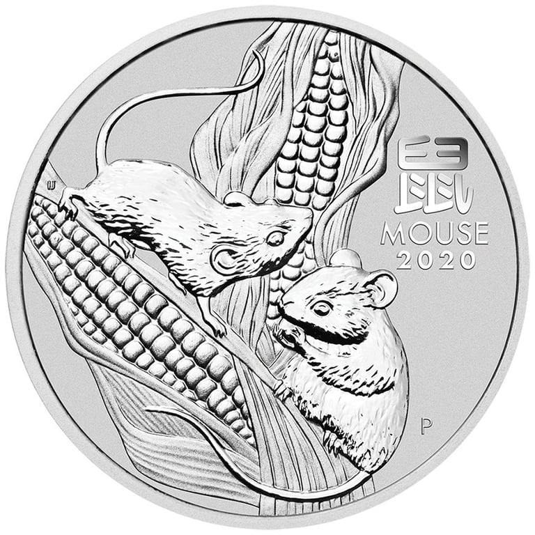 Front of the Silver Lunar III 1 kg - Mouse