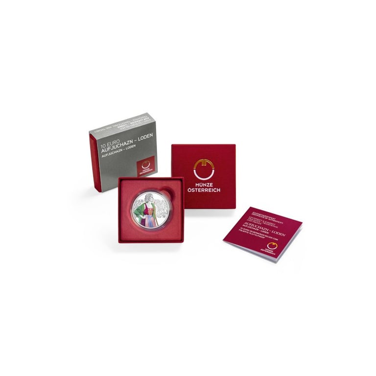 Coin Case of Silver ""Aufjuchazn - Loden"" 2026 Proof