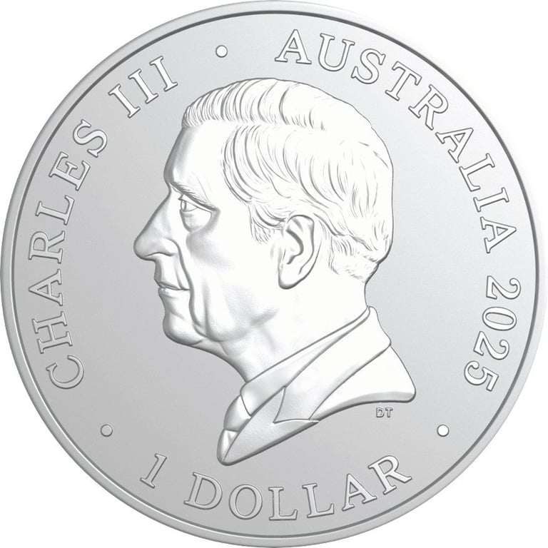 Back of the Silver Koala 1 oz - RAM 2025